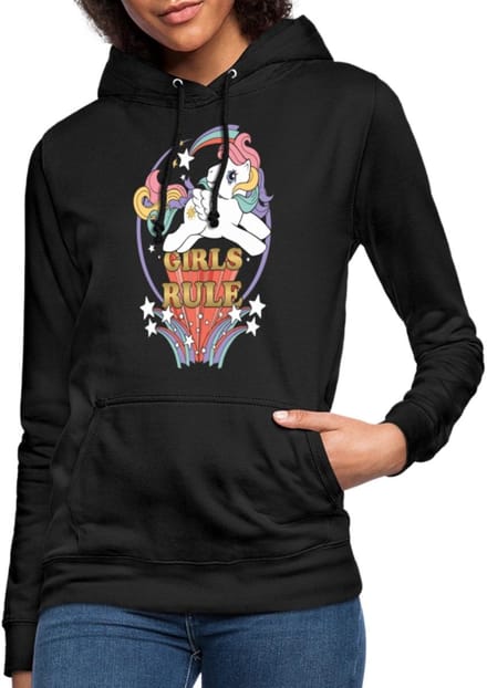 My Little Pony Retro Girls Rule Statement Hoodie Dames