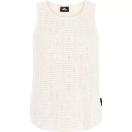 Protest PRTDavis - Singlet Dames - Mouwloos - Ronde hals - Loose fit - Crème