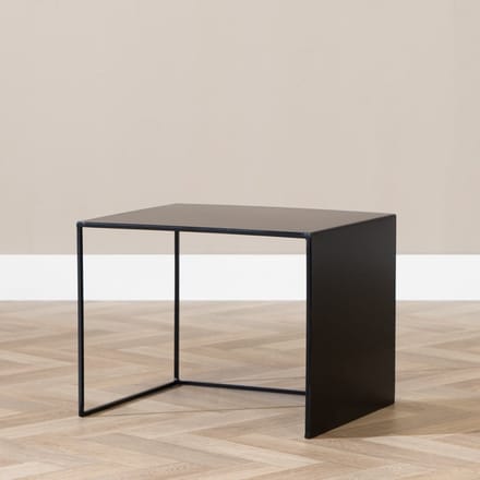 Bronx71® Bijzettafel Bianca metaal zwart 37 cm hoog