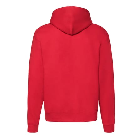 Fruit of the Loom Premium capuchonjas voor volwassenen (Rood)