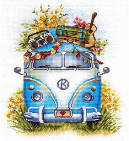 Borduurpakket MUSIC OF TRAVEL - MP-STUDIA