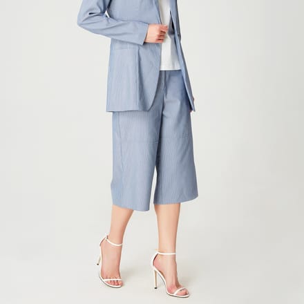 Brede capri -broek