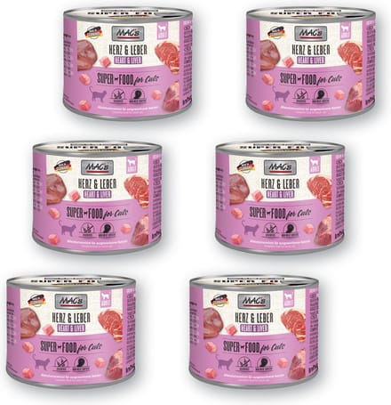 MAC’s Kattenvoer Natvoer Blik 98.8% Hart & Lever 6 x 200g