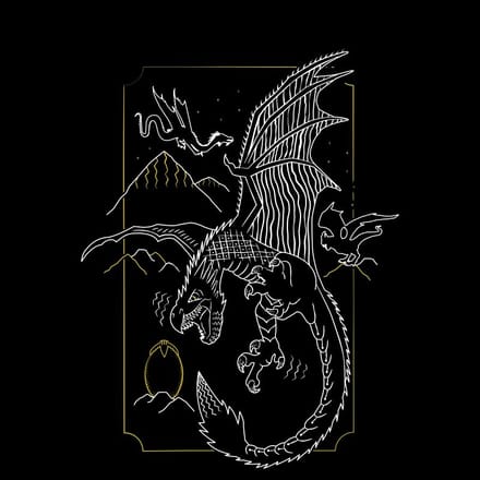 Harry Potter Hungarian Horntail Dragon t-shirt - Zwart - S