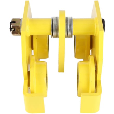 3 Ton Capaciteit Handmatige Loopkat Heavy Duty Stalen I-Balk Enkelspoor Loopkat voor Kraan Hijsen