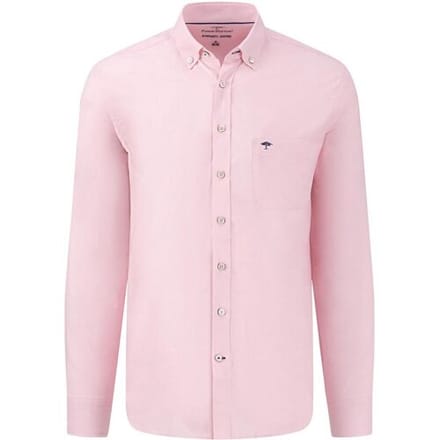 Fynch-Hatton Overhemd All-Season Oxford Uni Roze / male