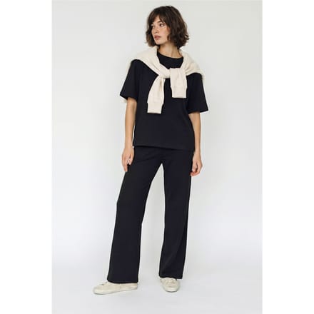 Twee-delige T-shirt en wijde broek set