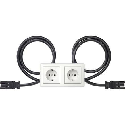 Dubbele Schuko Stopcontact Met Wieland Aansluitingen - 493503