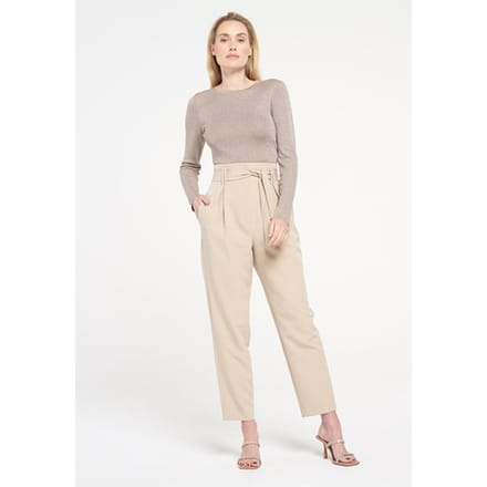 Ibana Panni Oyster White Taglia: 36 | Pantaloni Outlet | Donna | Bianco