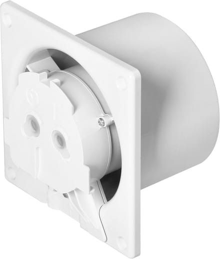 Badkamerventilator - Afzuigventilator - Vochtige Ruimte - Kogellagers - 100 mm - Wit