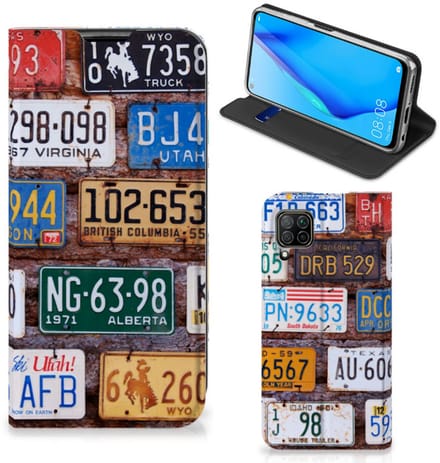 Huawei P40 Lite Stand Case Kentekenplaten