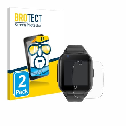 BROTECT - Screenprotector voor Leotec Kids Allo Plus 4G - Folie Beschermfolie transparant 2 Stuks