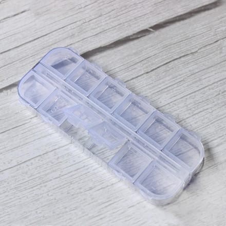 Sierradendoos // Pillendoosje //  Sorteerdoosje // Opbergdoosje // 12 vakjes