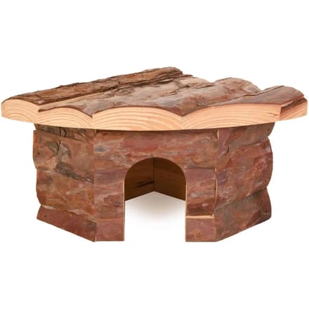 Trixie Jesper corner house hamsters bark wood 21 × 10 × 15 cm