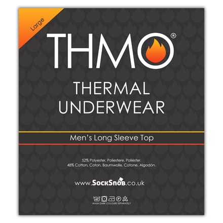 Heren Langere Mouwen Super Zachte & Warme Thermo Top