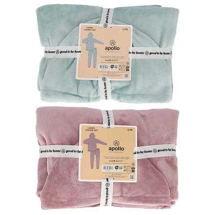 Huispak Dames - Multi Pastel - Blauw/Paars - Blauw / S/M