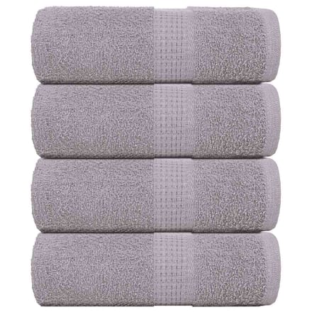 vidaXL - Gastendoekjes - FROGN - 4 - st - 30x50 - cm - 360 - g/m² - grijs