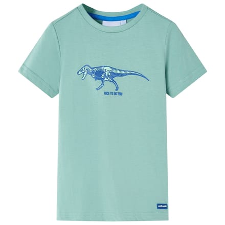 vidaXL - Kindershirt - 116 - lichtkakikleurig