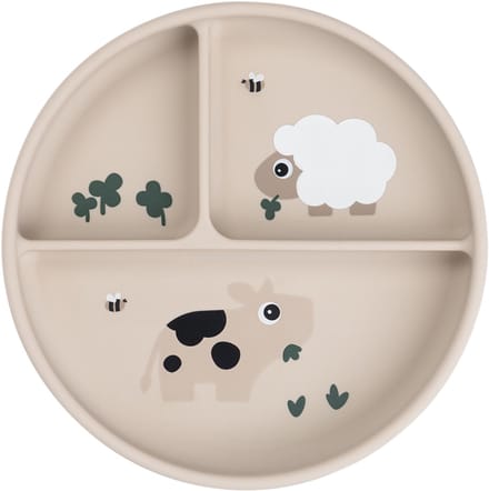 Done by Deer Stick & Stay Vakjesbord - Tiny Farm - Rond - Silicone - Sand