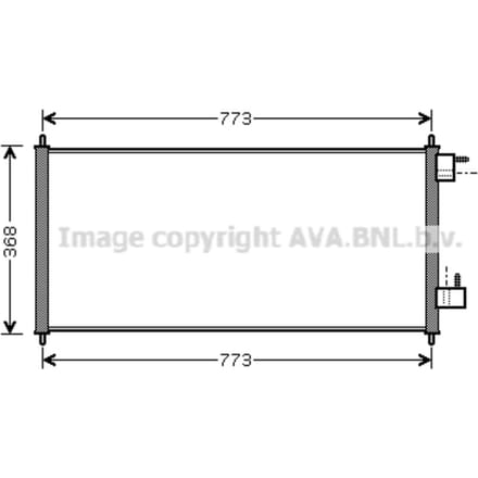 Condensator, airconditioning AVA COOLING FDA5361 AVA