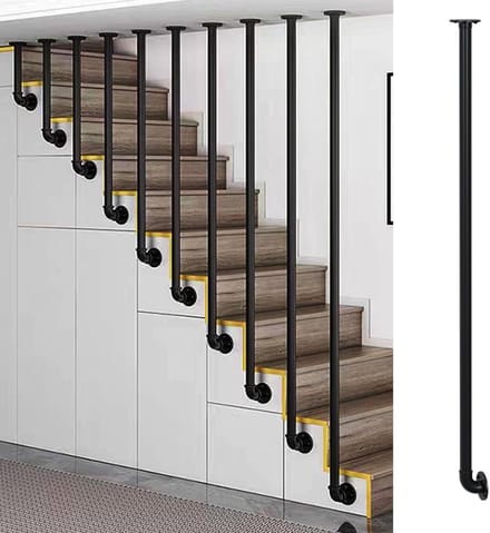 Trapspindels - Balusters ijzer - Valbeveiliging trap - Aanpasbare hoogte - 60 cm - Goud
