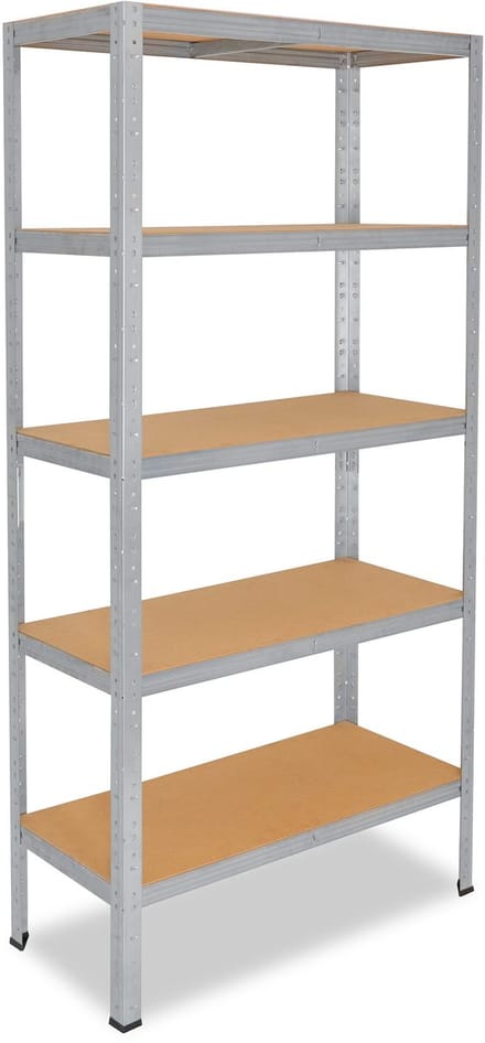 Shelfplaza HOME metalen stellingkast - 180x40x50 cm - verzinkt - 5 planken