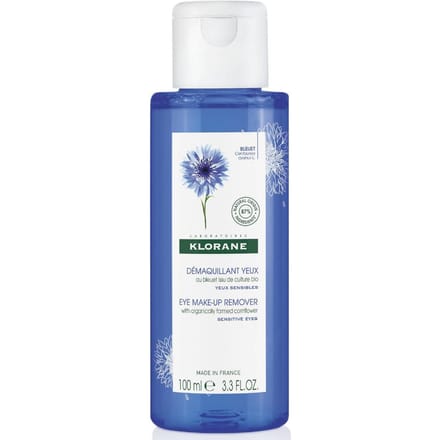 Klorane BIO Korenbloem Oog make-up remover | Hoge tolerantie Gevoelige ogen 100 Oplossing