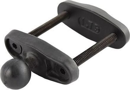 Vierkante Paal Klem Basis voor Palen tot 1,7" Breed - B Maat RAM-B-247U-17