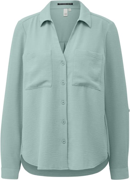 Vrouwen blouse met revers mouwen QS