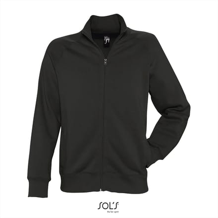 SOL'S Men´s Zipped Jacket Sundae L472 - Black - M