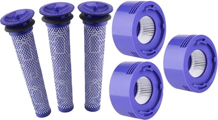 XXL Super Set HEPA - Pre- & Post Filter - geschikt voor Dyson V7 en V8 96747801 Accessoires.