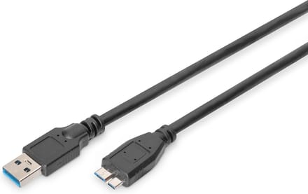 ASSMANN Electronic - USB 3.0 A Male naar USB 3.0 Micro Male - 1 m