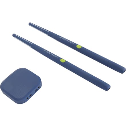 Lucht Drumstel Bewegingsdetectie Herkenning Draagbaar Compact Elektrisch Lucht Drumstokken voor Kinderen blue