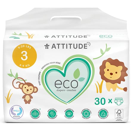 Attitude Baby Care Luiers Midi - maat 3 30 st