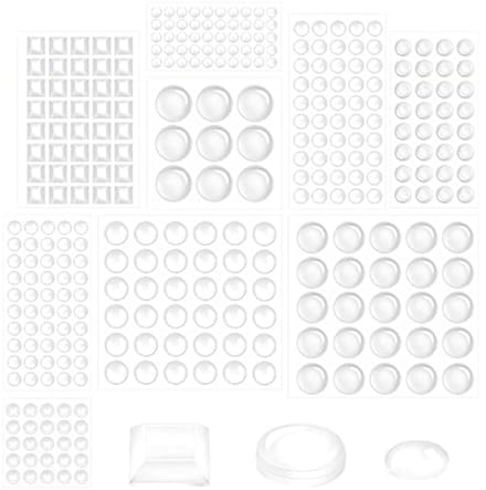 Zelfklevende Rubber Buffers - 317 Stuks, Transparant en Elastisch