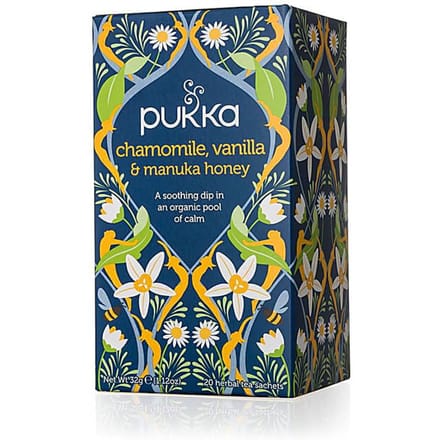 Pukka Chamomile Vanilla & Manuka Honey Bio Thee 20 zakjes
