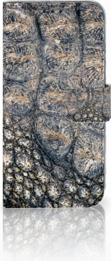 Honor 10 Lite Telefoonhoesje met Pasjes Krokodillenprint