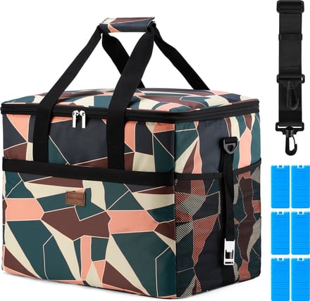 Packaway 4 Laags Geïsoleerde Koeltas - Lunchtas 40 liter - Abstract