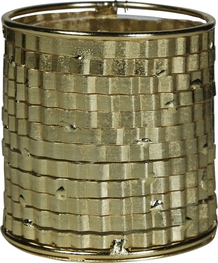 windlicht metaal champagne goud c