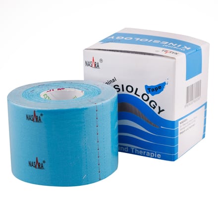Nasara Kinesiologytape - 5 meter x 5 cm - blauw
