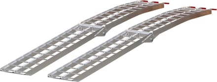 Set open oprijplaten aluminium 680kg 2230 x 280mm inklapbaar bruikbare breedte 275mm MW Tools SOP2200
