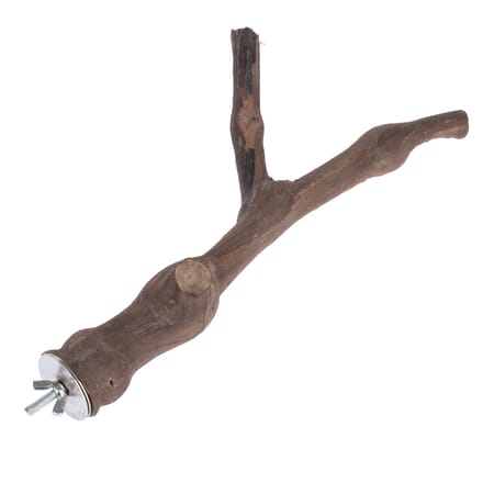 Maat L: ca. Ø3x30cm Y-vogel zitstok druif TIAKI kooi accessoires