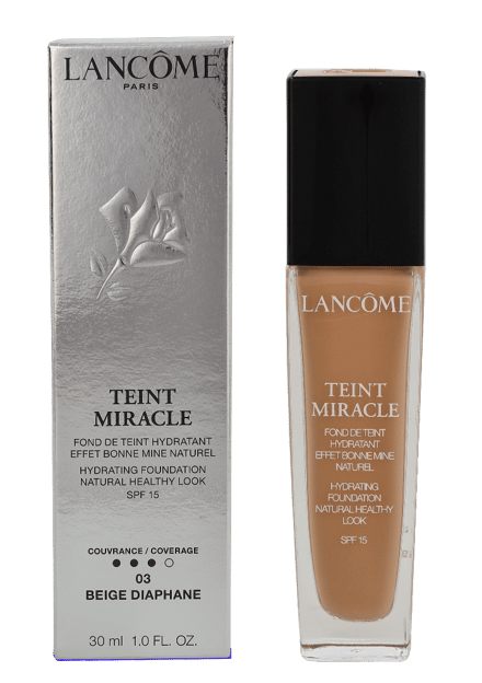 Lancôme Teint Miracle Foundation - Skin Tint & Natuurlijke Finish - Verhelderende Lichte Foundation - 03 Beige Diaphane