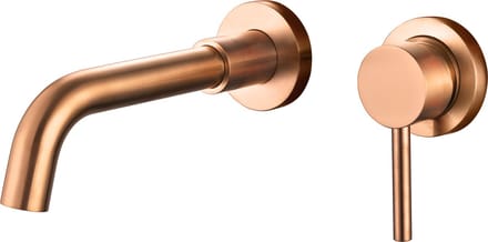 Inbouw wastafelmengkraan copper één-greeps bediening inclusief inbouwdeel