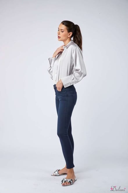 Broek Toxik3 met normale taille L750 donkerblauw
