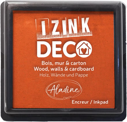 Aladine inktkussen oranje - groot formaat voor creatieve decoratie.