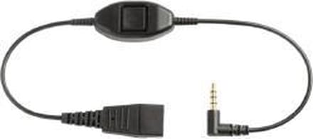 Jabra Link Mobile 8800-00-87 QD 3.5mm Male Zwart