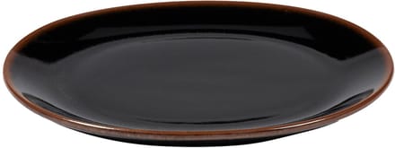 Serax Out Of Lines By Uncharted Dinerbord Ø22,5 Black Brown