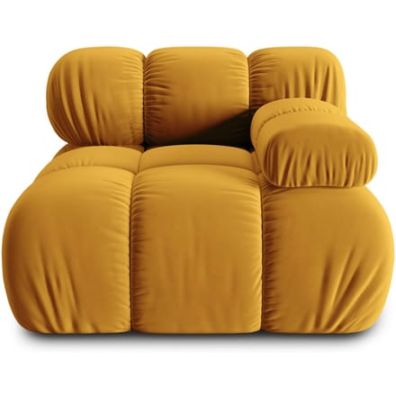 Modulair-hoekelement Tropea rechts velvet | Milo Casa