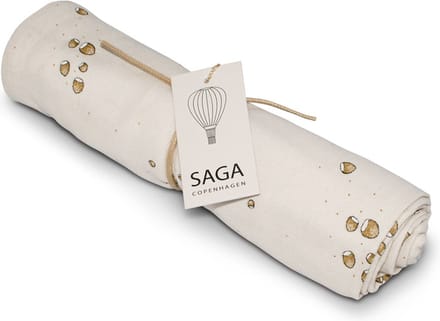Saga Copenhagen | Swaddle / Hydrofiele Doek Hula | 100 x 100 cm | 100% bio katoen | Hazelnuts